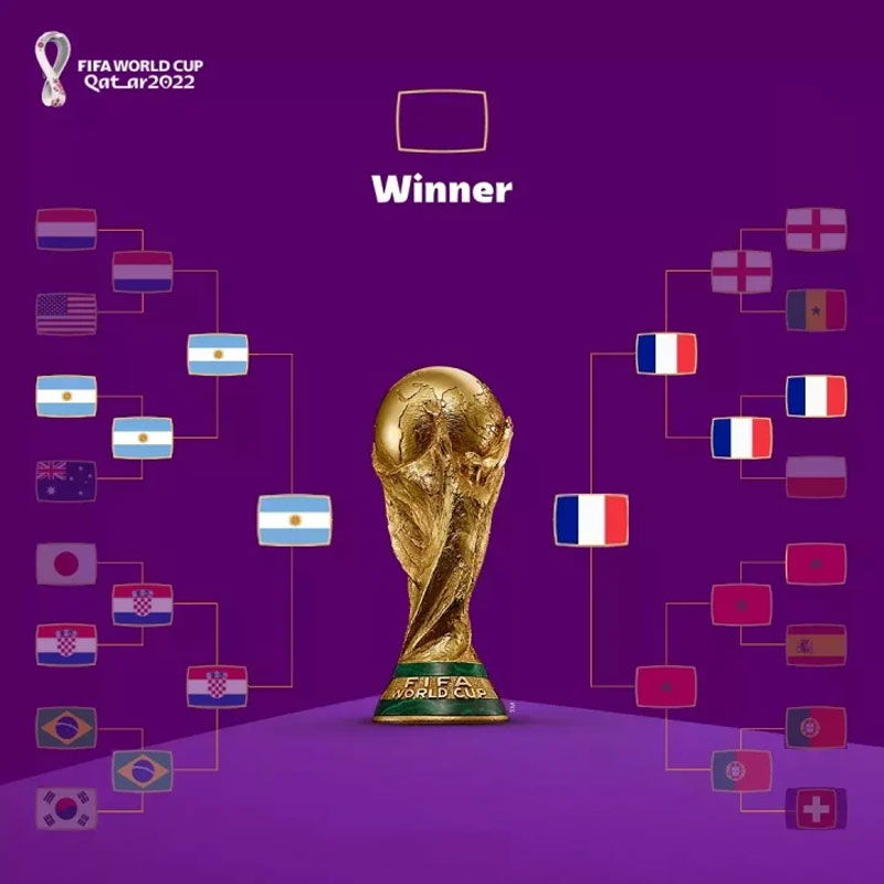 Bảng xếp hạng bóng đá World Cup tham khảo